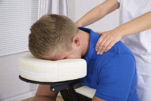 Man Receiving Shoulder Massage